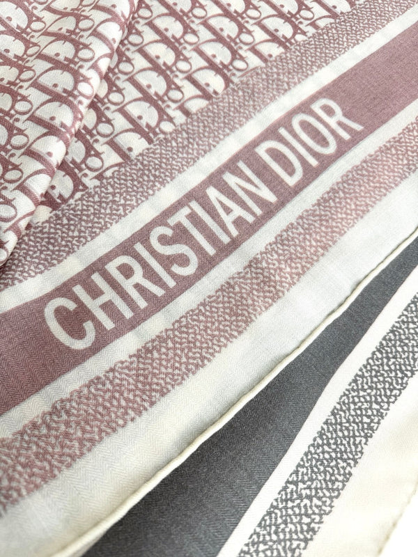 CD 26s Scarf 140cm Silk & Cashmere 304568