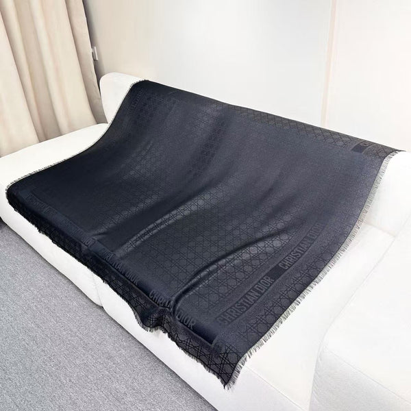 CD 26s Scarf 140cm Silk & Cashmere 303199