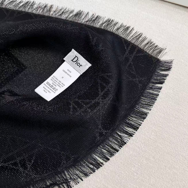 CD 26s Scarf 140cm Silk & Cashmere 303199