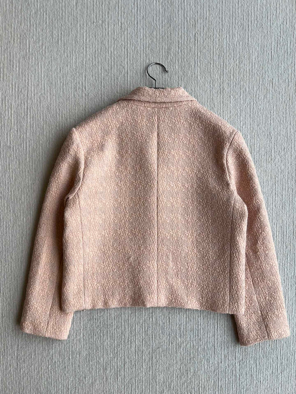 Celine 25 Jacekt Pink Wool Mohair