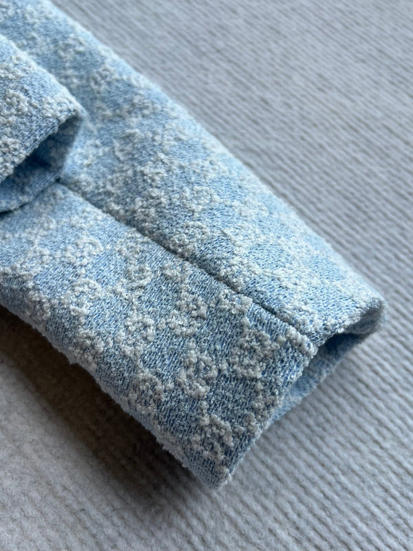 Gucci 2025 Jacket Blue Tweed Fabric 275732