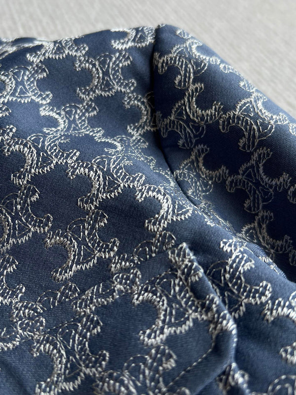 Celine 25 Jacket Blue Triacetate Polyester 275777