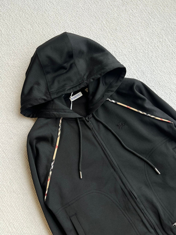 Bur 25 Hooded Suit Black Cottoon 300073