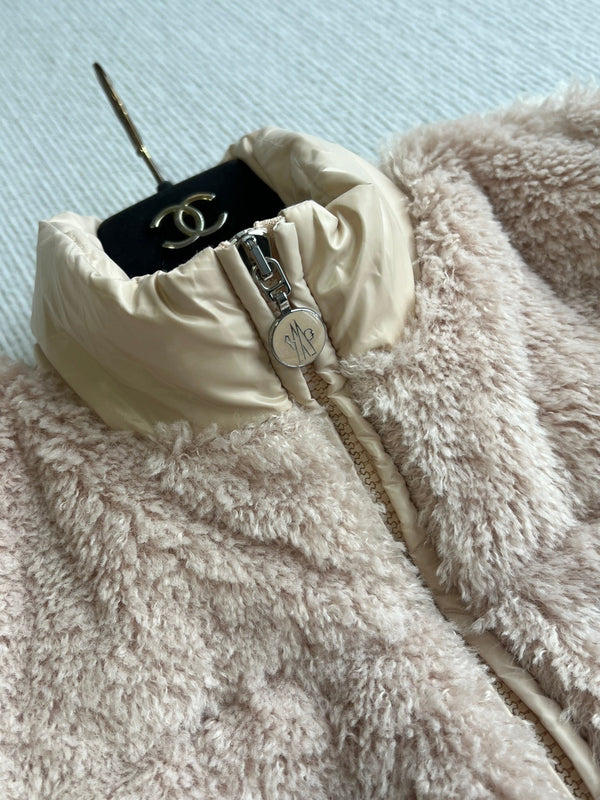 Moncler 25 Down Vest Wool And Polyester 300046