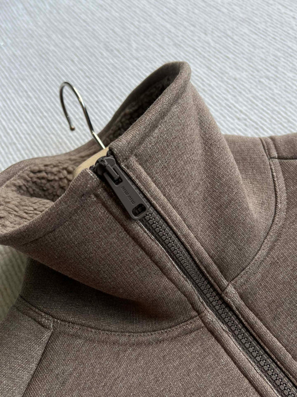 Miu Miu 25 Jacket Dark Brown Polyester 300164