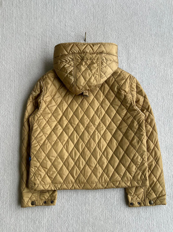 Bur 25 Quilted Jacket Dark Beige Polyester 300087