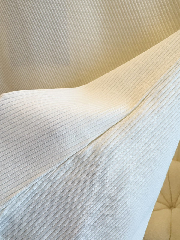 CD 2025 Asymmetrical Off-shoulder Vest White Cotton