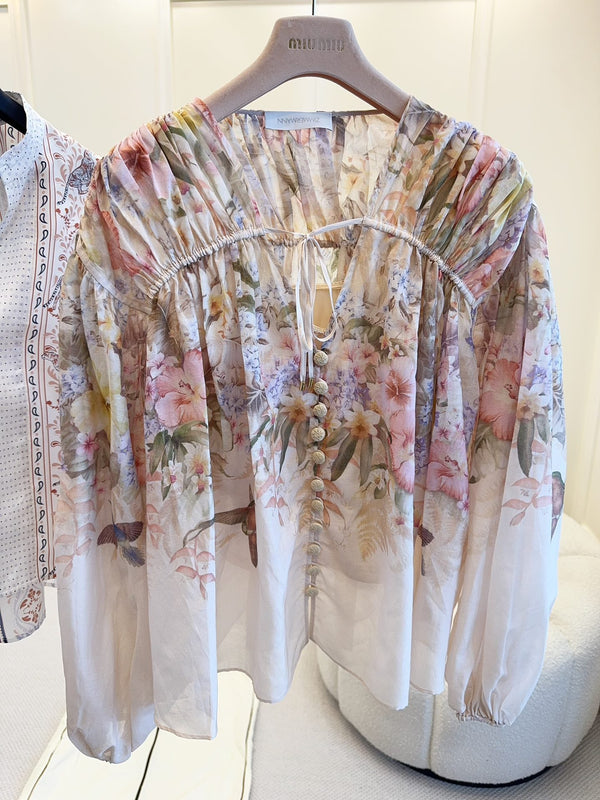 Zimmermann Blusa 25 Lino Seta 027