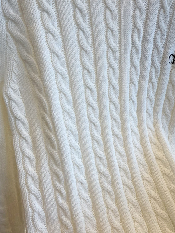 CD 25 Knitted Sweater White Wool 279005