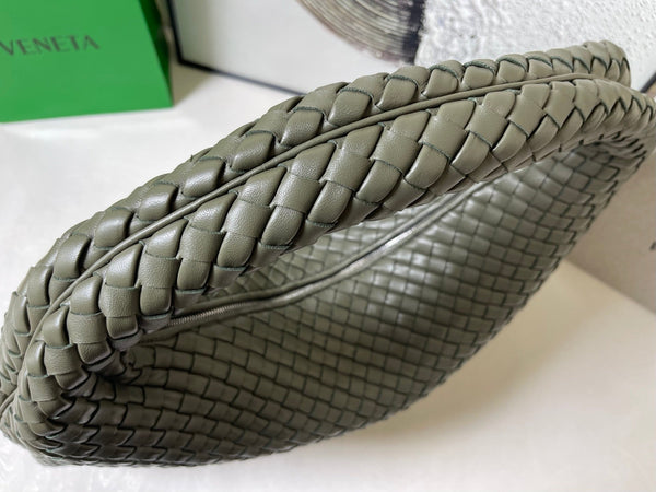 BV Maxi Veneta Bag 59cm Olive Intrecciato Leather