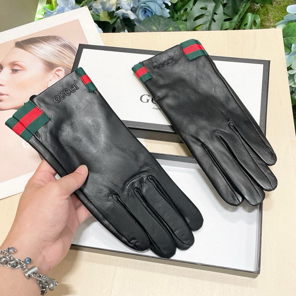 TOUCHSCREEN GLOVES WITH WEB IN BLACK SHEEPSKIN 464982