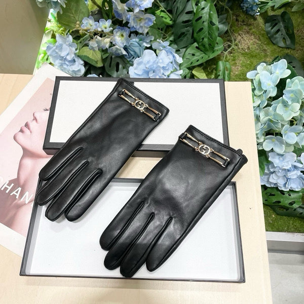 TOUCHSCREEN GLOVES IN BLACK LAMBSKIN 464986