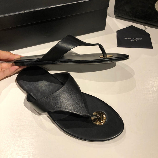 INFRADITO PIATTO IN PELLE DI VITELLO NERA