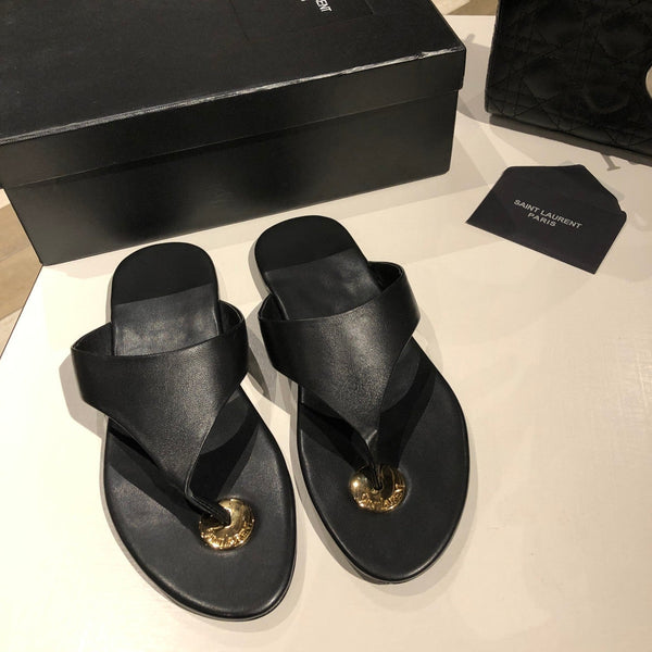 INFRADITO PIATTO IN PELLE DI VITELLO NERA