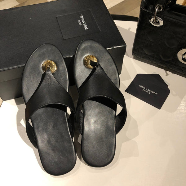 INFRADITO PIATTO IN PELLE DI VITELLO NERA