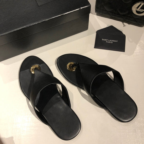 INFRADITO PIATTO IN PELLE DI VITELLO NERA