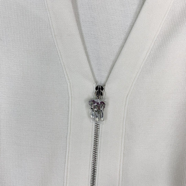 HM 25 Cardigan White Wool 228180