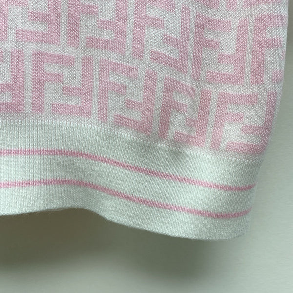 Fendi 25C Polo Shirt Pink 228188