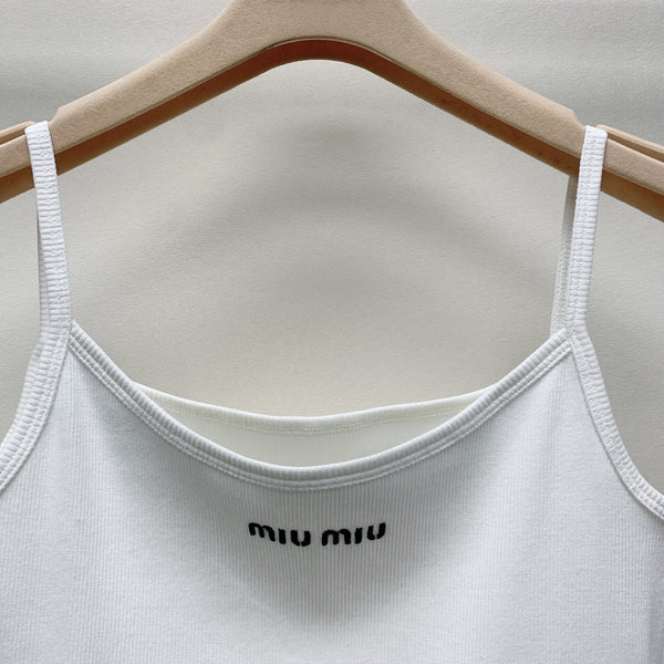 Miu 25C Petit Bateau X Miu Miu stretch jersey top 228165