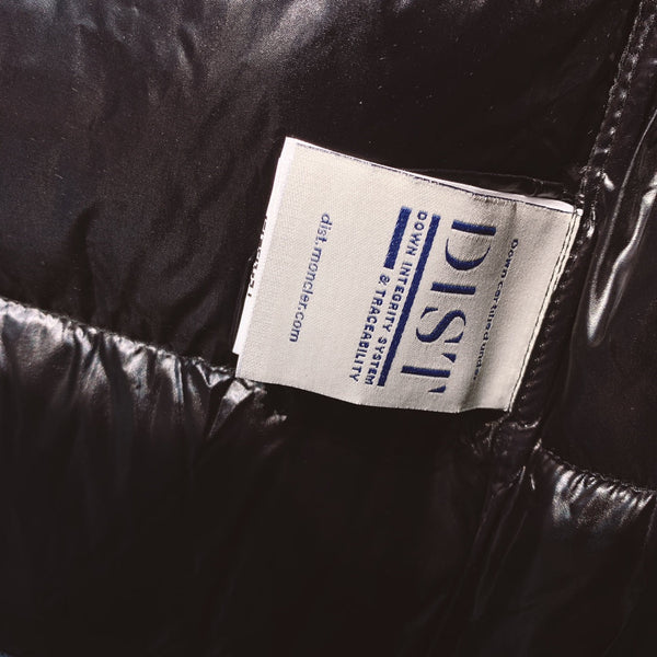 Moncler 25 Long Down Jacket Glossy Black Polyester 289151
