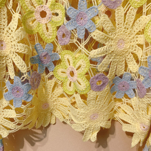 CC 25 Round Neck Hollow Out Sweater 293379