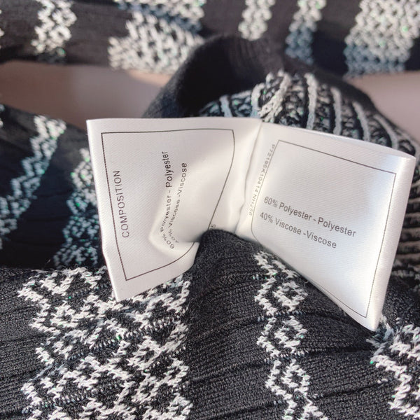 CC 25 Striped Sweater Polyester Fabric 296116