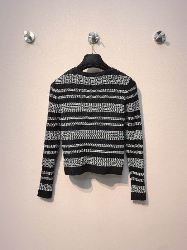 CC 25 Striped Sweater Polyester Fabric 296116