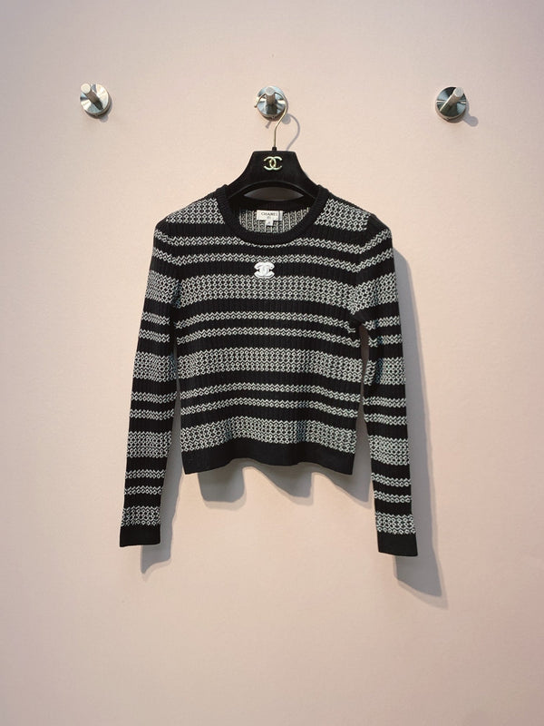 CC 25 Striped Sweater Polyester Fabric 296116