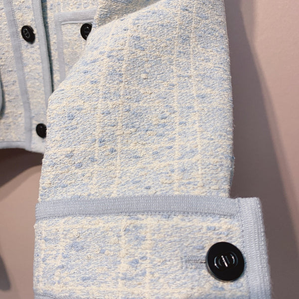 CD 25 Cloud Stripe Jacket Could Blue 301545