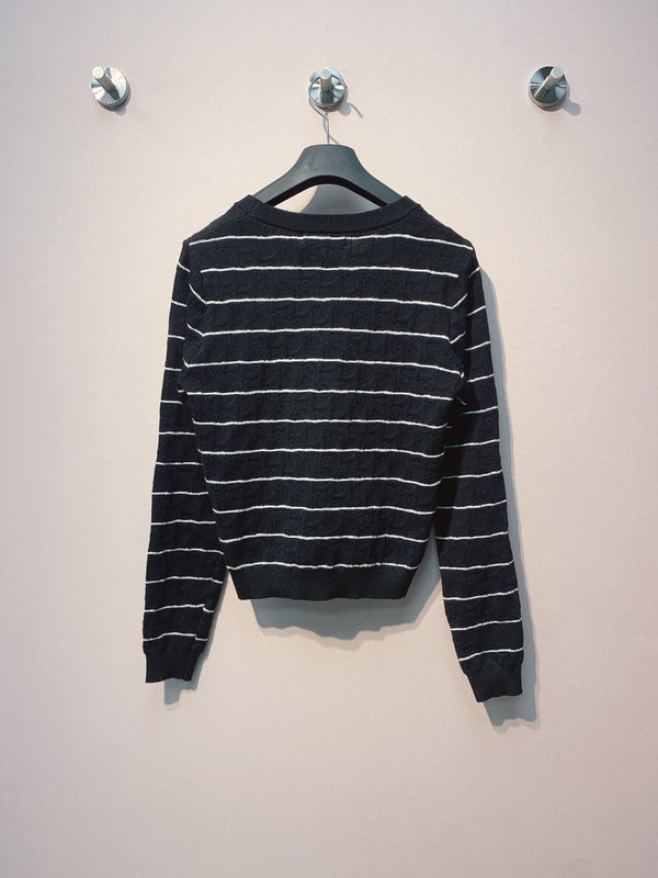 CD 25 Sweater Black And White Wool 301579