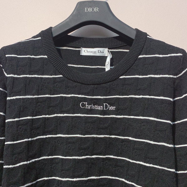 CD 25 Sweater Black And White Wool 301579