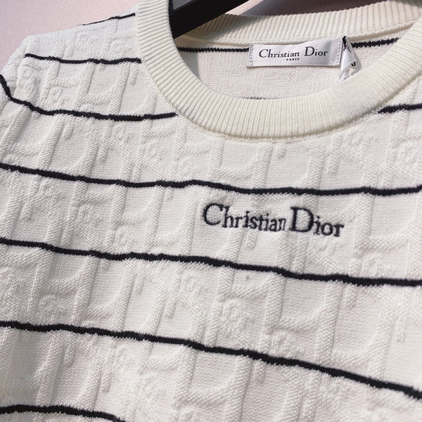 CD 25 Sweater Black And White Wool 301579