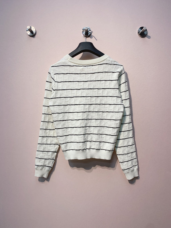 CD 25 Sweater Black And White Wool 301579