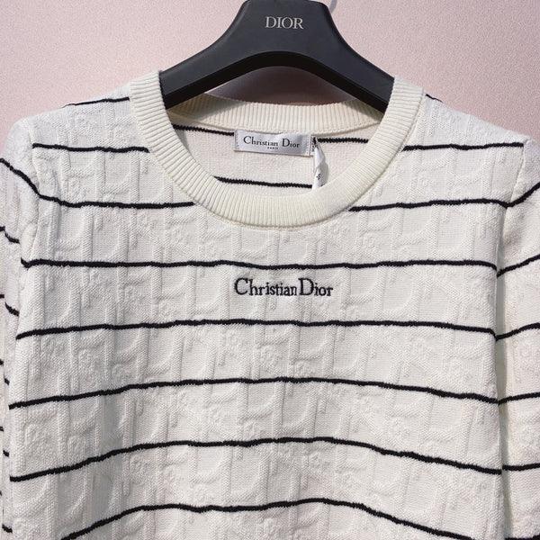 CD 25 Sweater Black And White Wool 301579