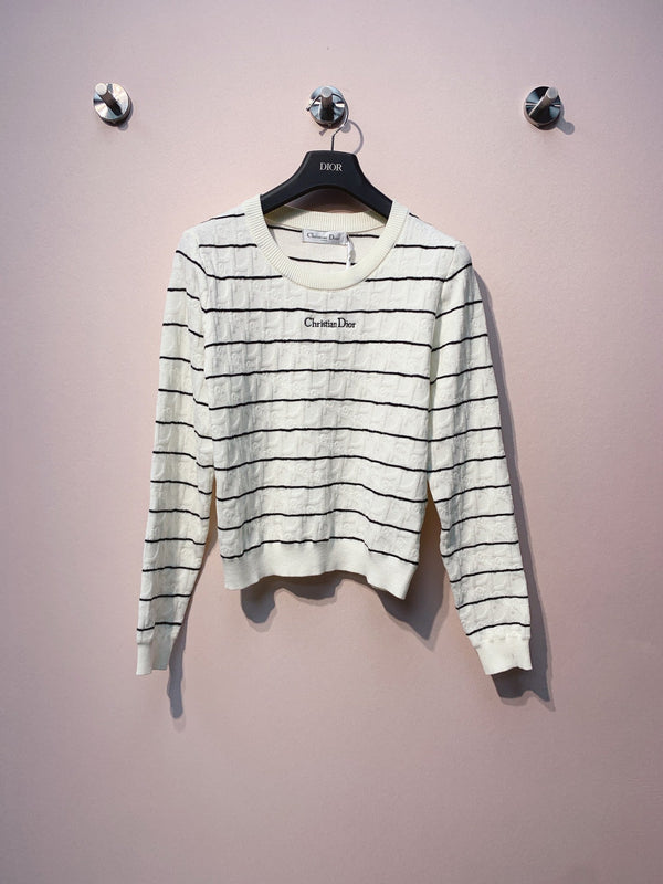 CD 25 Sweater Black And White Wool 301579