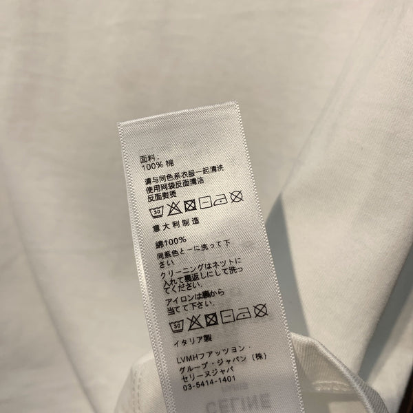 Celine 25 Sweater White Mix Black Cotton 301615