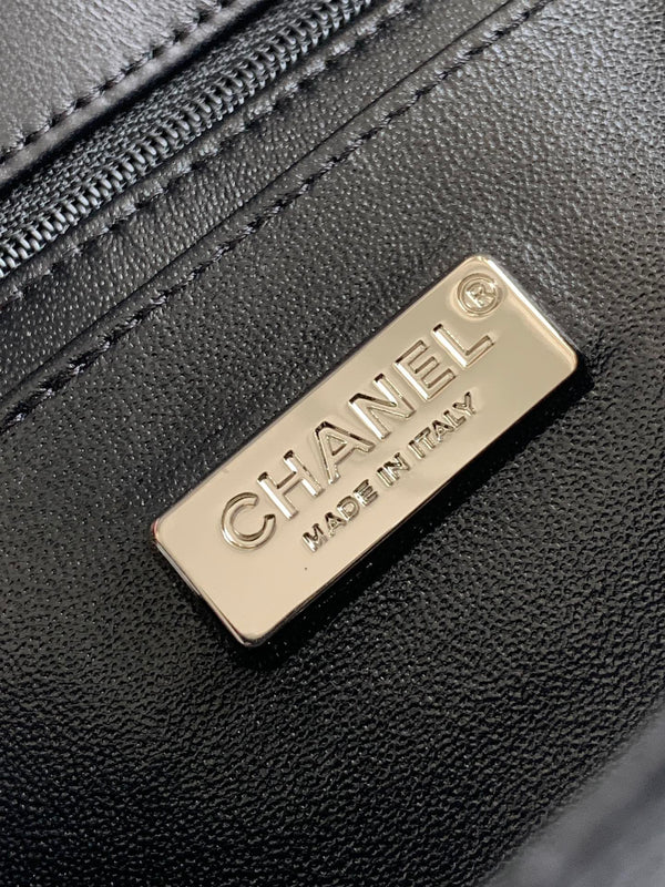 Borsa a patta CC 24S Mini 20 cm con intarsi in pietra