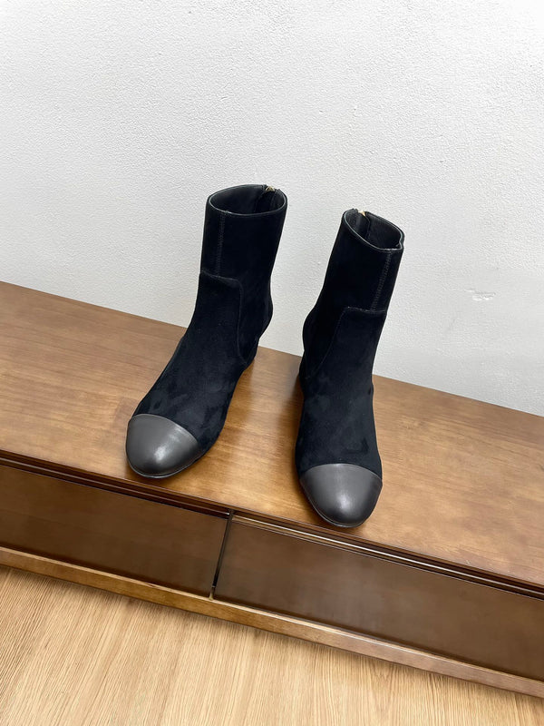 CC Ankle Boots 50mm Black Suede