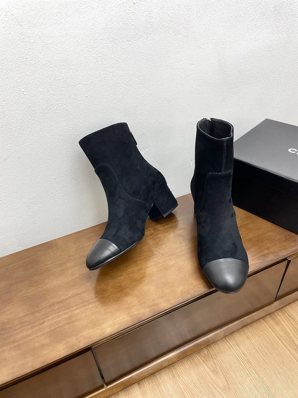 CC Ankle Boots 50mm Black Suede