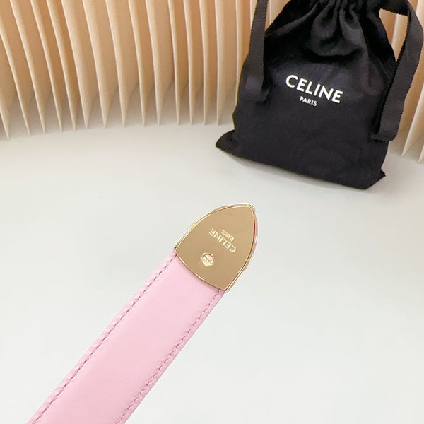 Medium Western Belt 25mm Pink Black Snake Embossed Calfskin Gold Loop Ghw