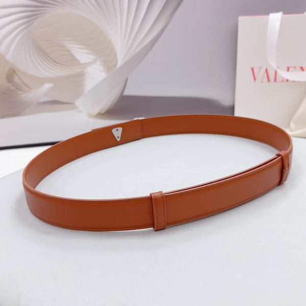 Ceinture Bold Edition 30 mm veau marron boucle argentée