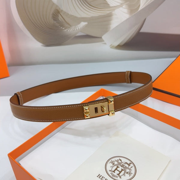 Collier De Chien Belt 30mm Gold Epsom Gold Buckle