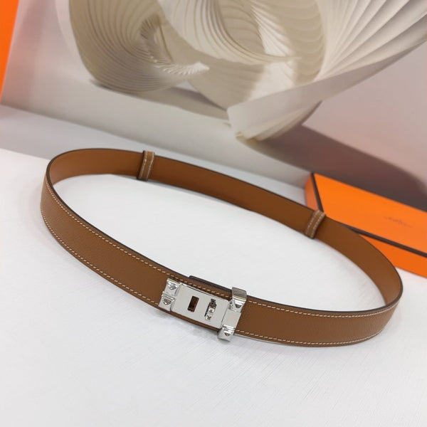 Cintura Collier De Chien 30mm Fibbia in argento Epsom dorato
