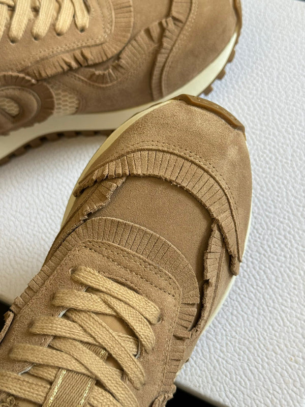 Cest CD Sneaker Marrone Pelle Scamosciata e Mesh