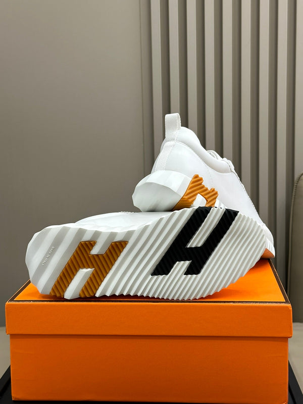 SNEAKERS BOUNCING IN PELLE DI VITELLO BIANCA