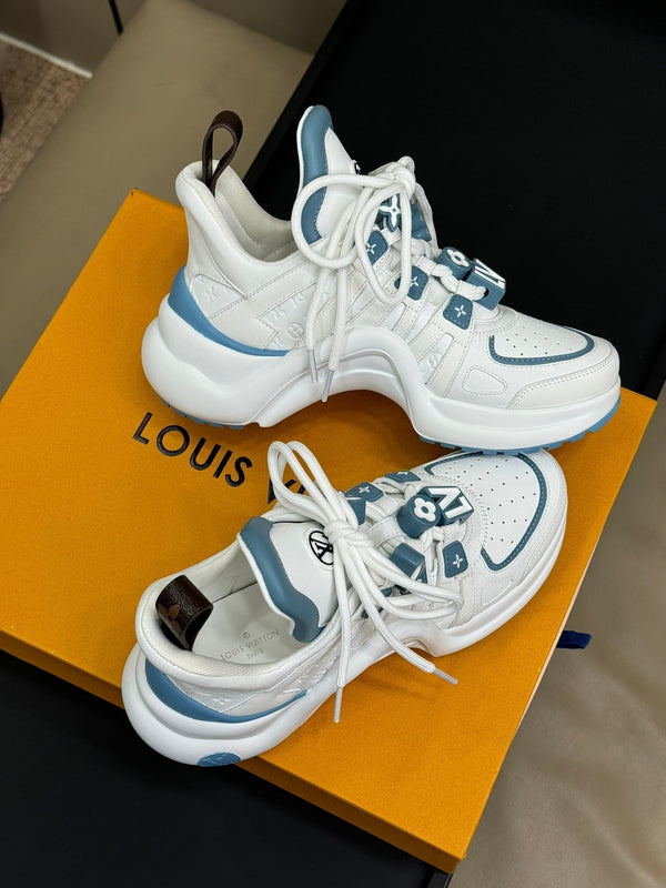 LV Archlight Sneaker White Mix Blue Calfskin