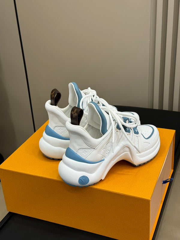 LV Archlight Sneaker White Mix Blue Calfskin