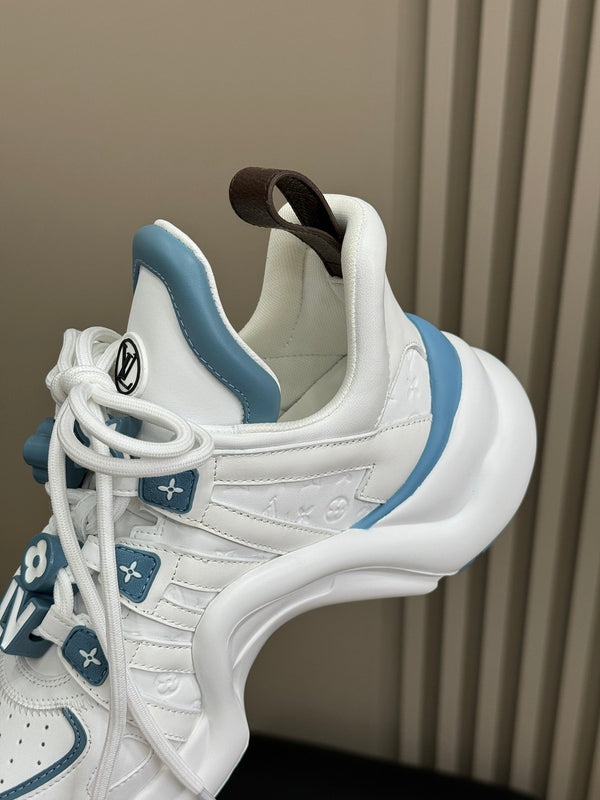 LV Archlight Sneaker White Mix Blue Calfskin