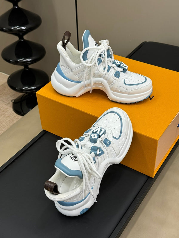 LV Archlight Sneaker White Mix Blue Calfskin