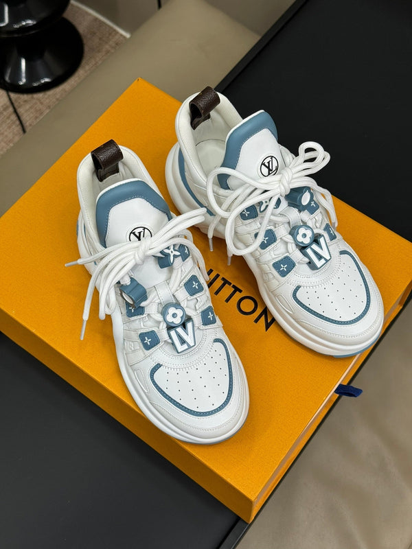 LV Archlight Sneaker White Mix Blue Calfskin